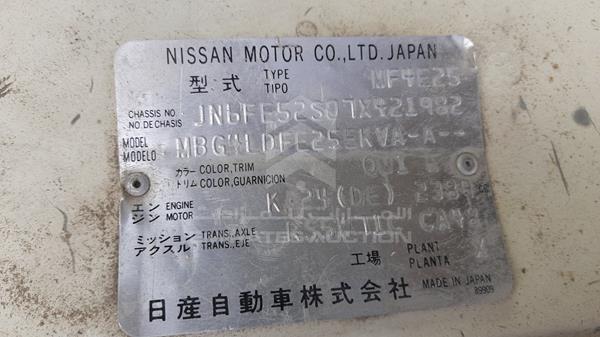 Photo 1 VIN: JN6FE52S07X421982 - NISSAN URVAN 