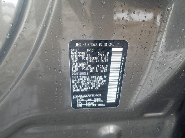 Photo 9 VIN: JN8AE2KP0F9131420 - NISSAN QUEST S 