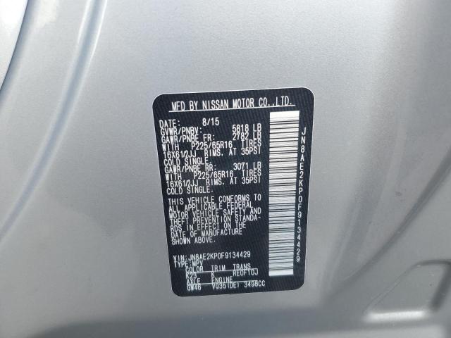 Photo 12 VIN: JN8AE2KP0F9134429 - NISSAN QUEST S 