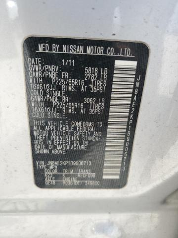 Photo 12 VIN: JN8AE2KP1B9006713 - NISSAN QUEST S 