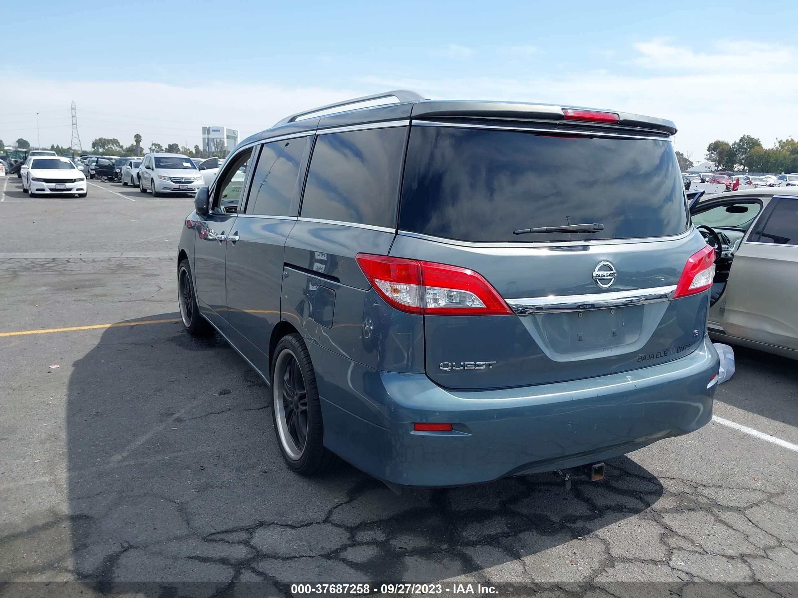 Photo 2 VIN: JN8AE2KP1C9041334 - NISSAN QUEST 