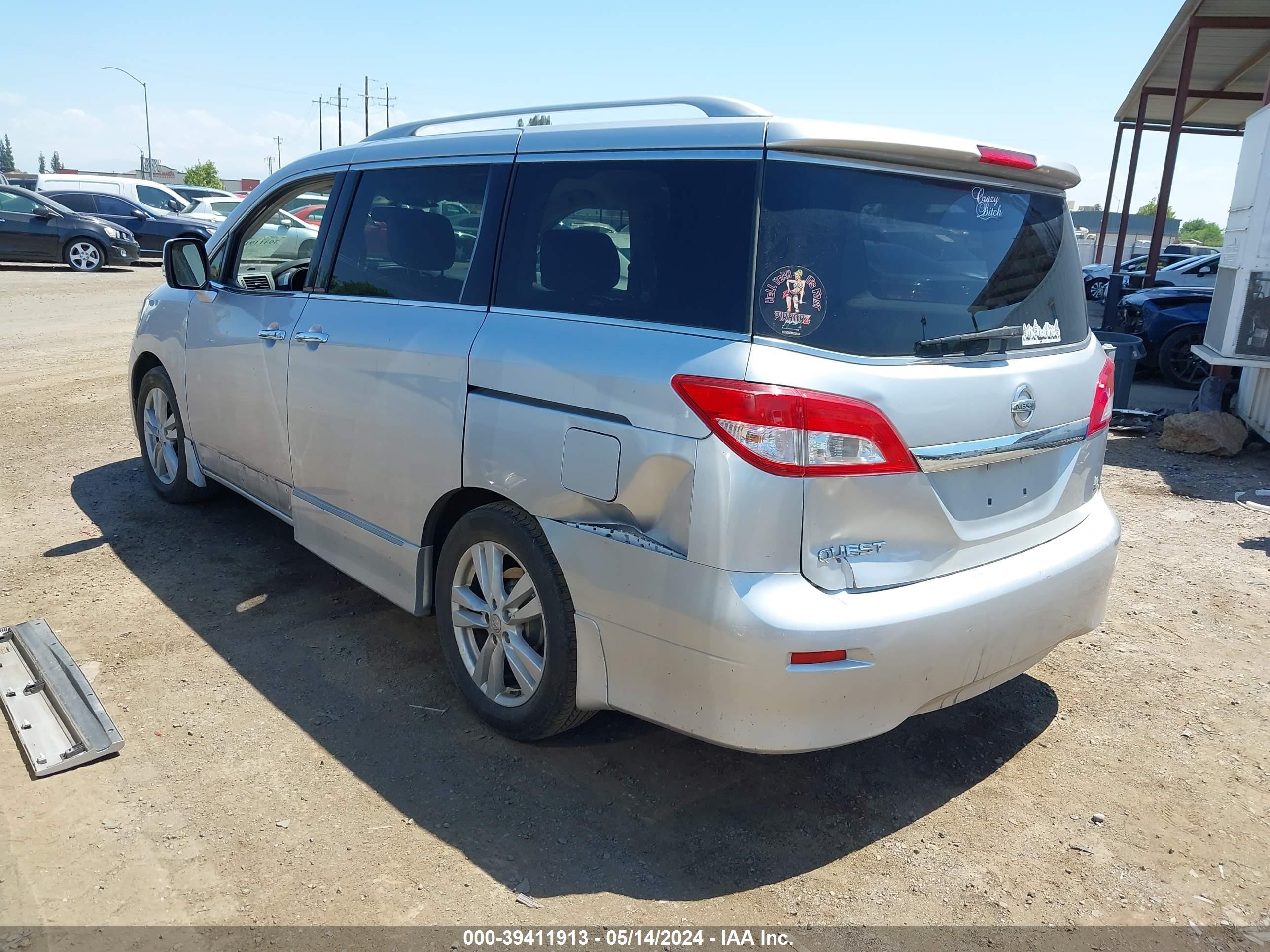 Photo 2 VIN: JN8AE2KP1D9068910 - NISSAN QUEST 