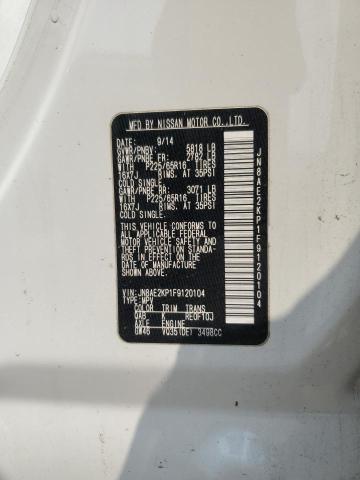 Photo 12 VIN: JN8AE2KP1F9120104 - NISSAN QUEST 