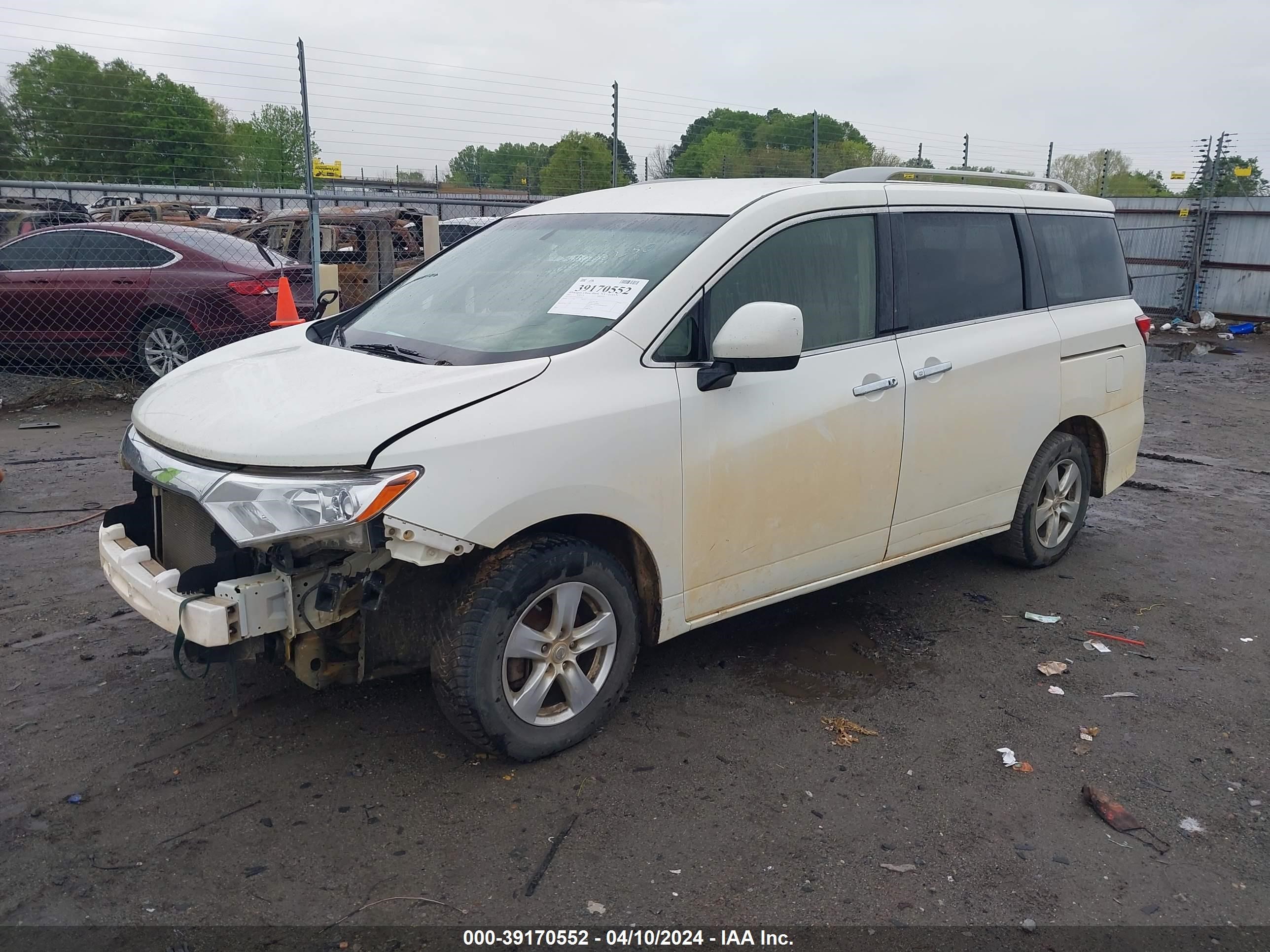 Photo 1 VIN: JN8AE2KP1H9169550 - NISSAN QUEST 