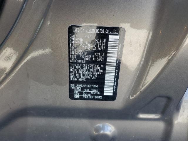 Photo 12 VIN: JN8AE2KP1H9170052 - NISSAN QUEST 