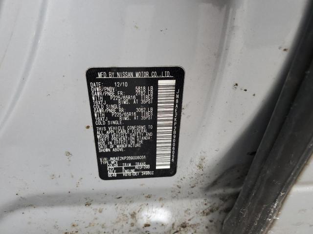 Photo 12 VIN: JN8AE2KP2B9006056 - NISSAN QUEST 