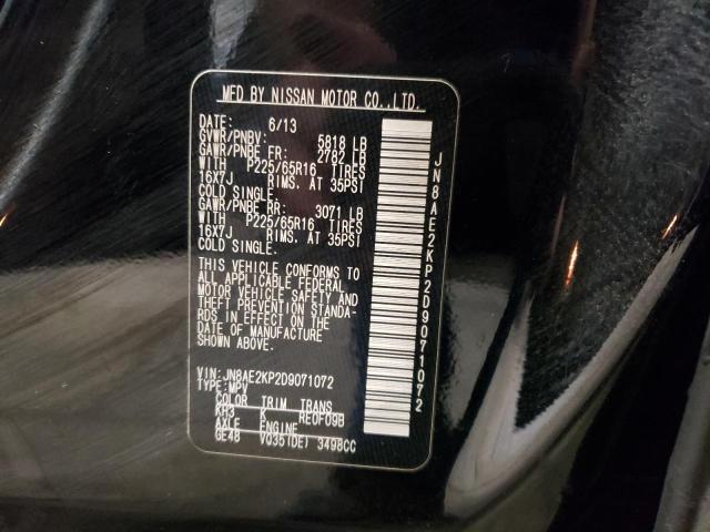 Photo 13 VIN: JN8AE2KP2D9071072 - NISSAN QUEST 