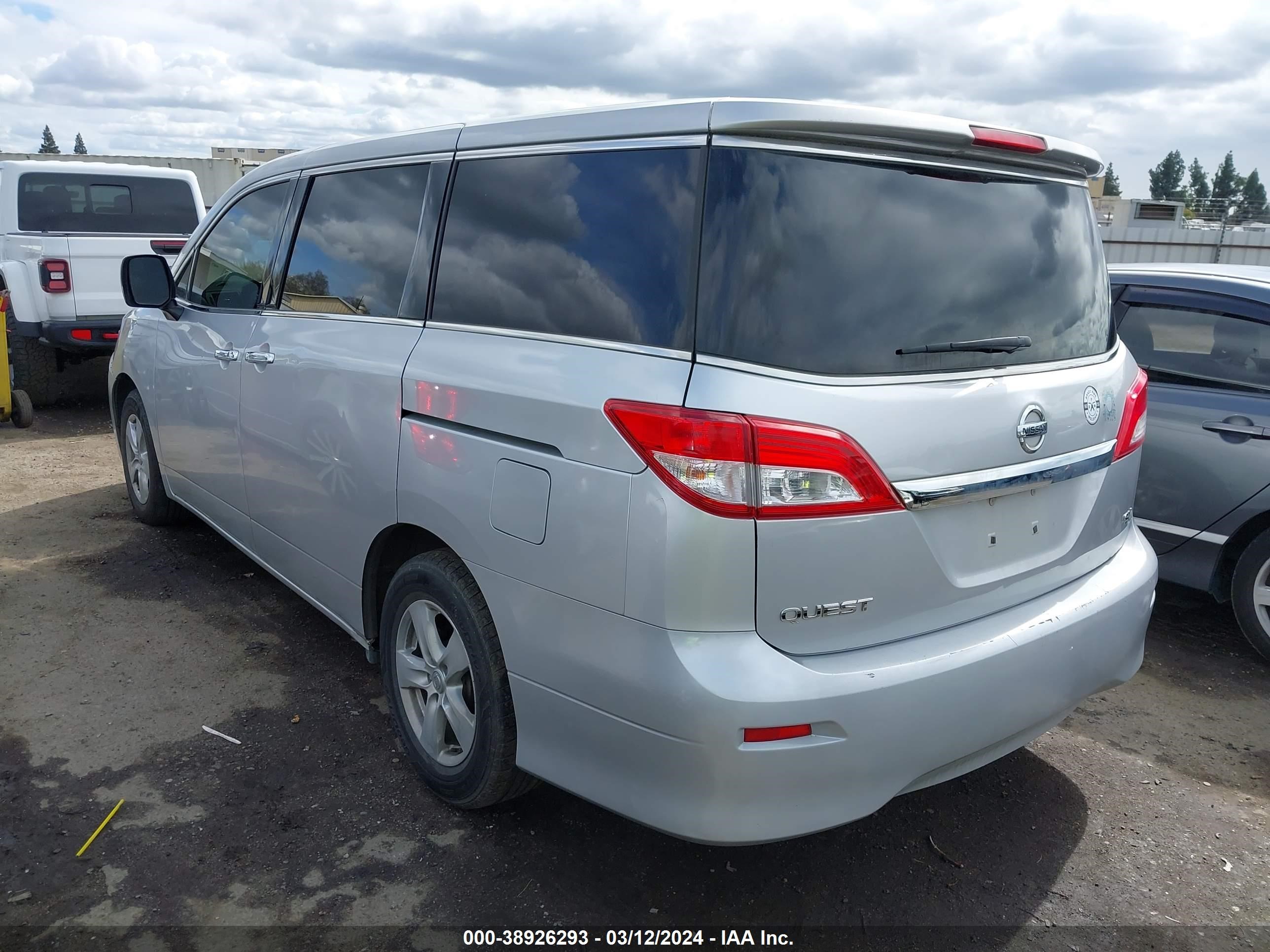 Photo 2 VIN: JN8AE2KP2F9123268 - NISSAN QUEST 