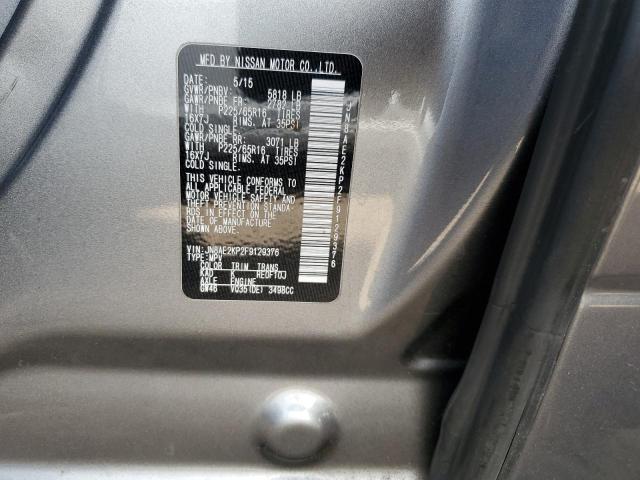 Photo 12 VIN: JN8AE2KP2F9129376 - NISSAN QUEST S 