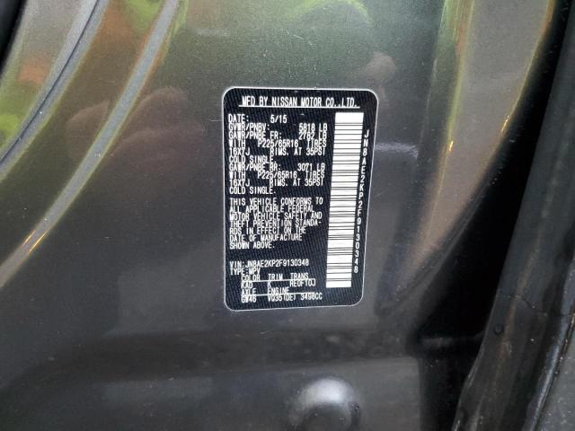 Photo 12 VIN: JN8AE2KP2F9130348 - NISSAN QUEST S 