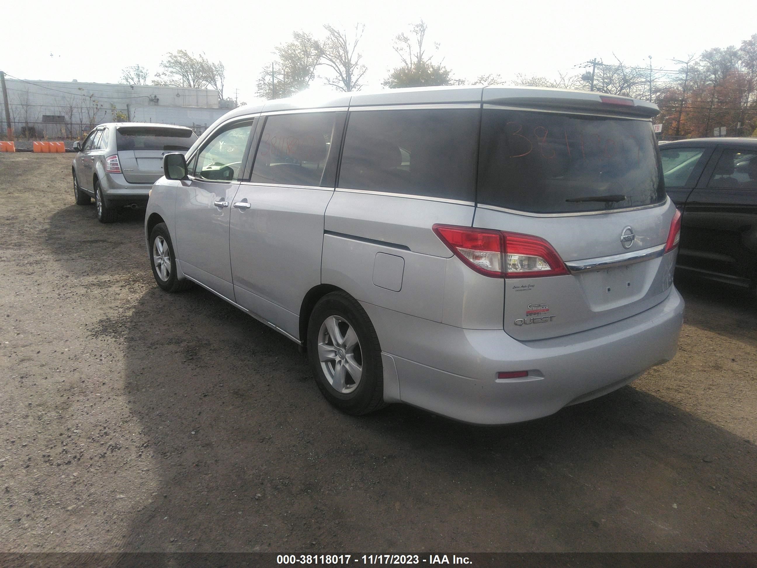 Photo 2 VIN: JN8AE2KP4C9038346 - NISSAN QUEST 