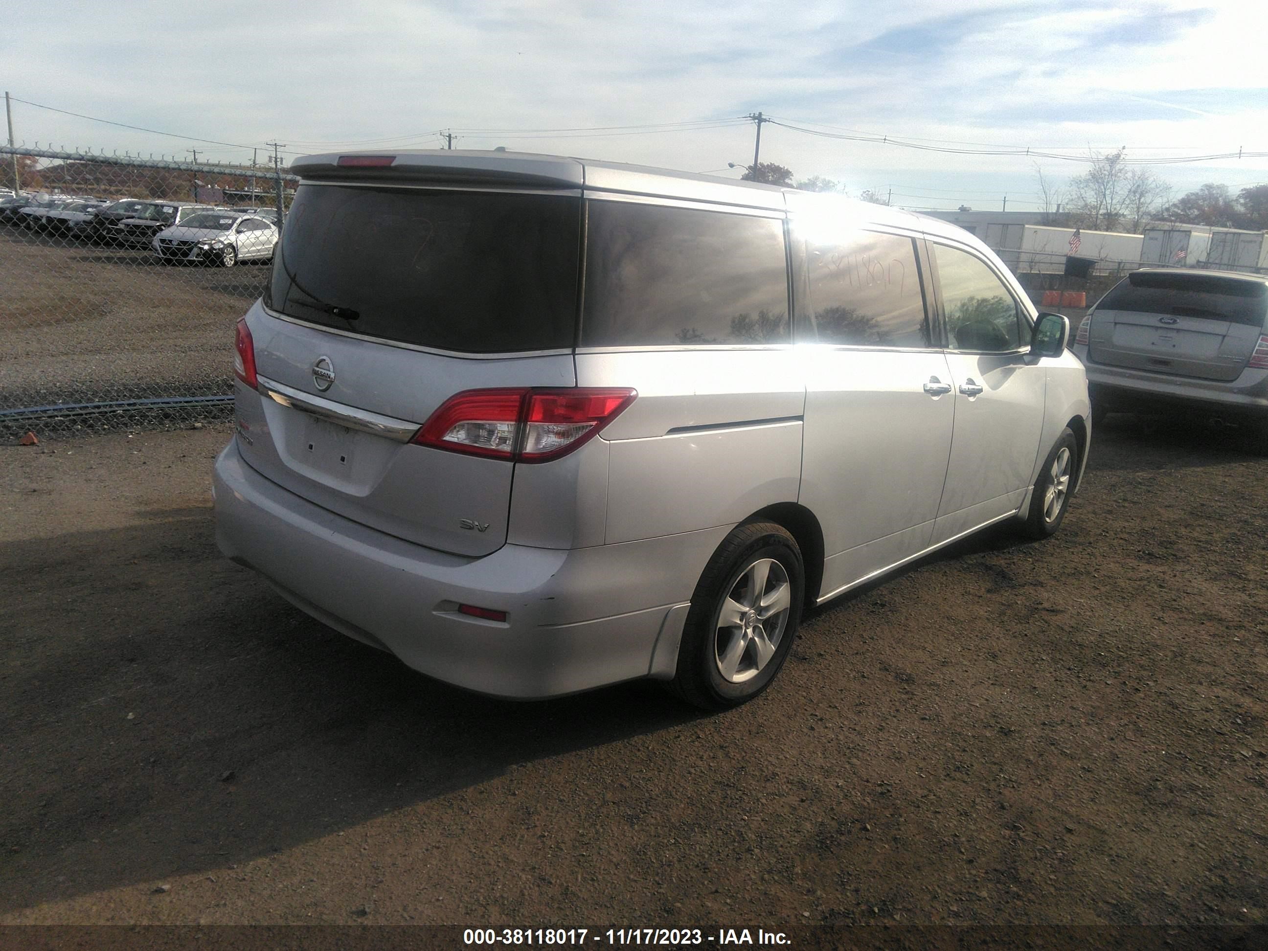 Photo 3 VIN: JN8AE2KP4C9038346 - NISSAN QUEST 