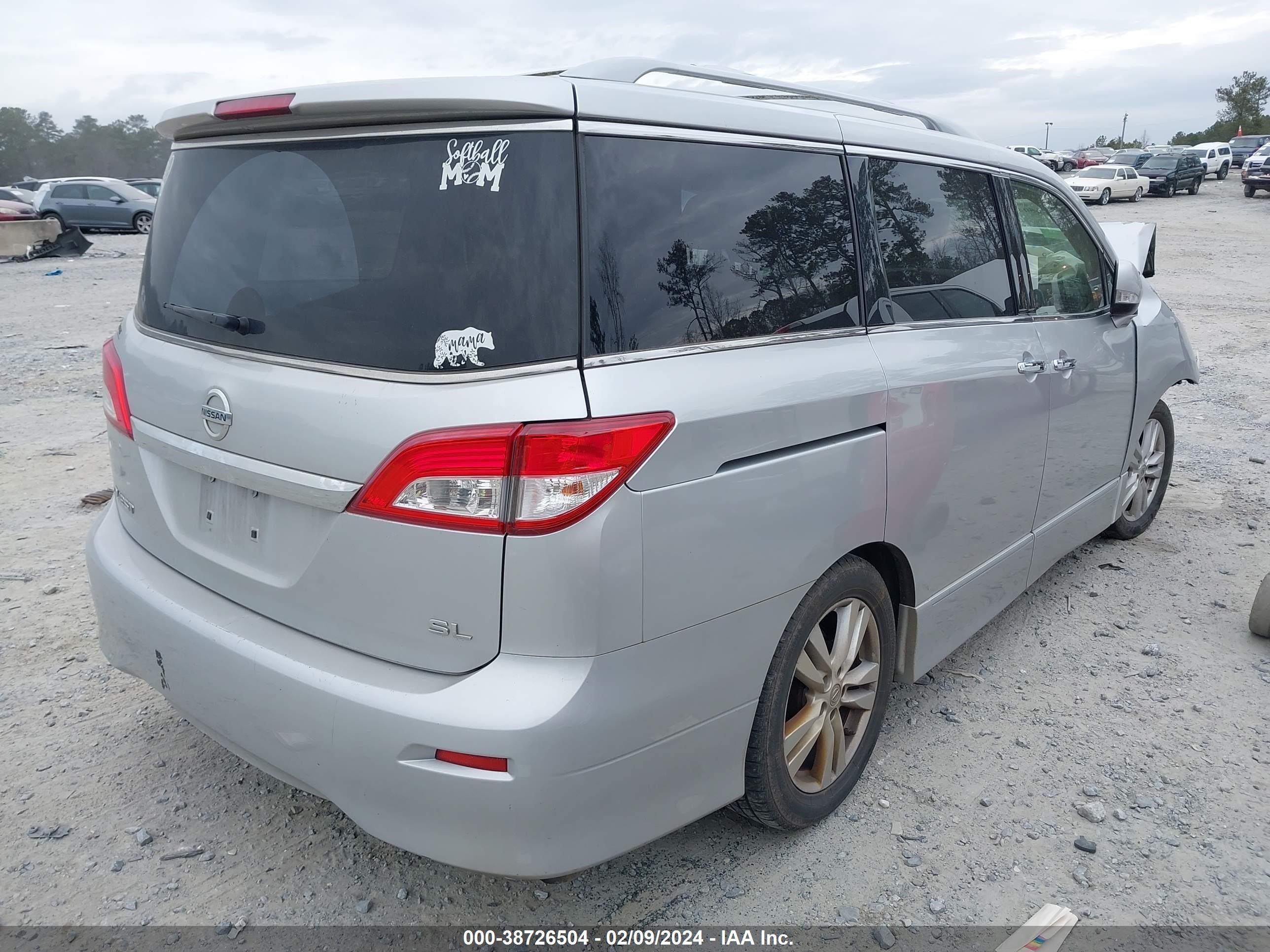 Photo 3 VIN: JN8AE2KP4C9048665 - NISSAN QUEST 