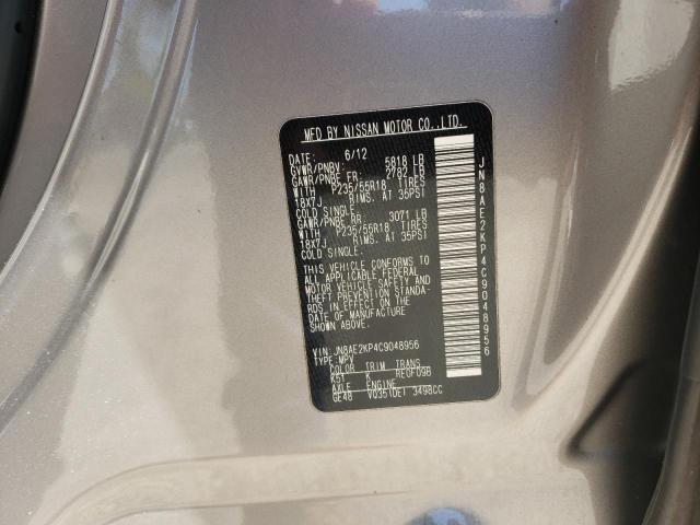 Photo 12 VIN: JN8AE2KP4C9048956 - NISSAN QUEST 