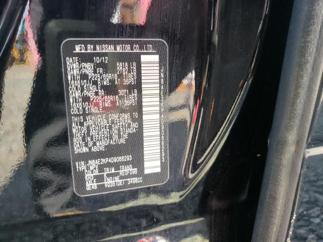 Photo 9 VIN: JN8AE2KP4D9066293 - NISSAN QUEST S 