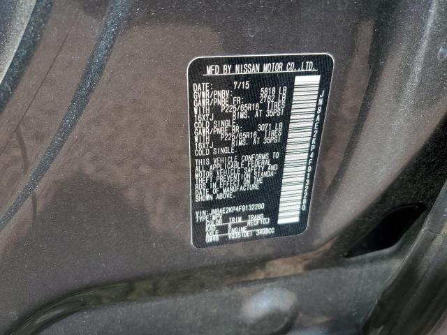 Photo 12 VIN: JN8AE2KP4F9132280 - NISSAN QUEST S 