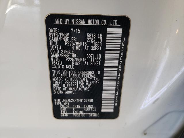 Photo 12 VIN: JN8AE2KP4F9133798 - NISSAN QUEST S 