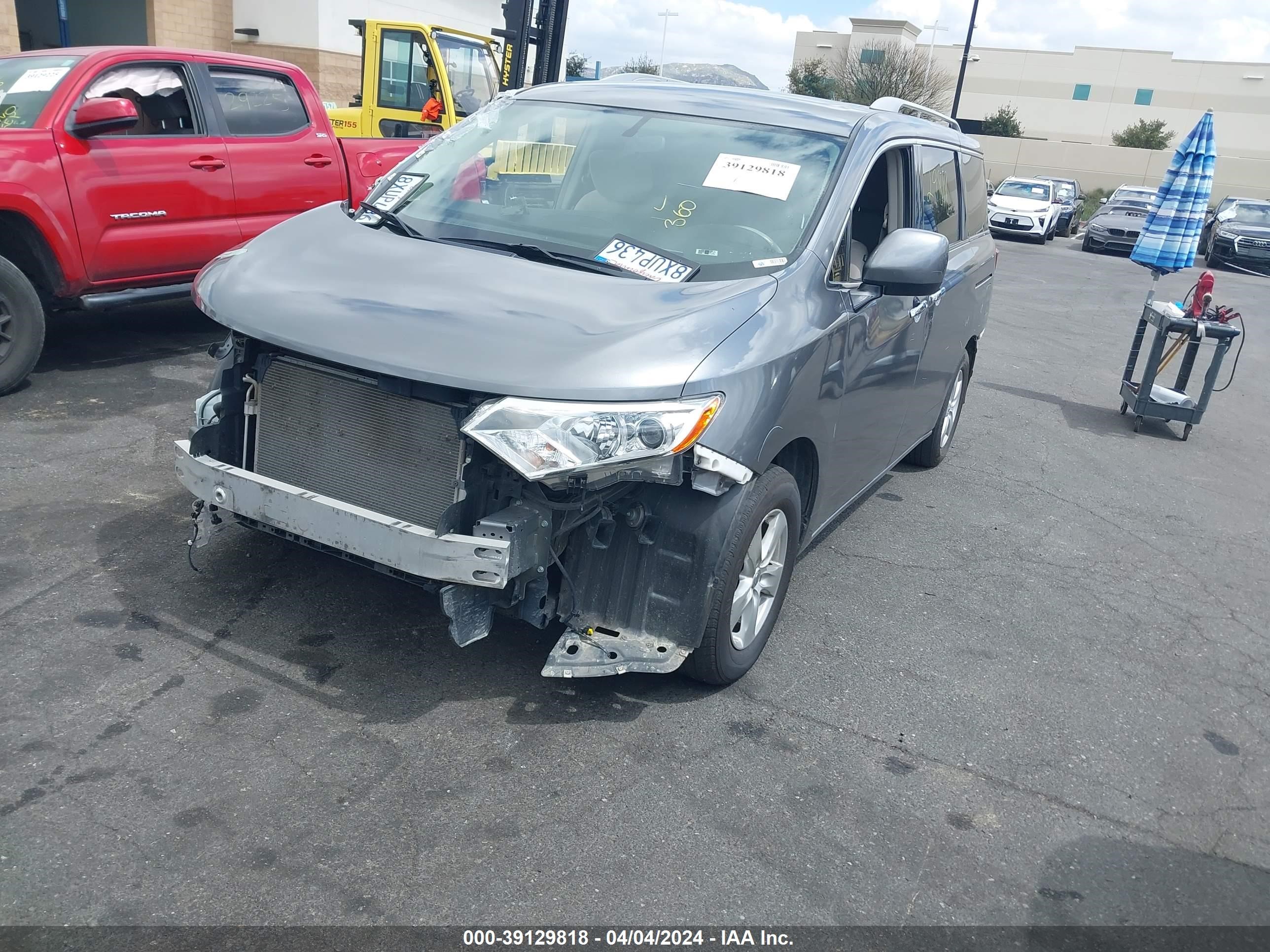 Photo 1 VIN: JN8AE2KP4H9170384 - NISSAN QUEST 