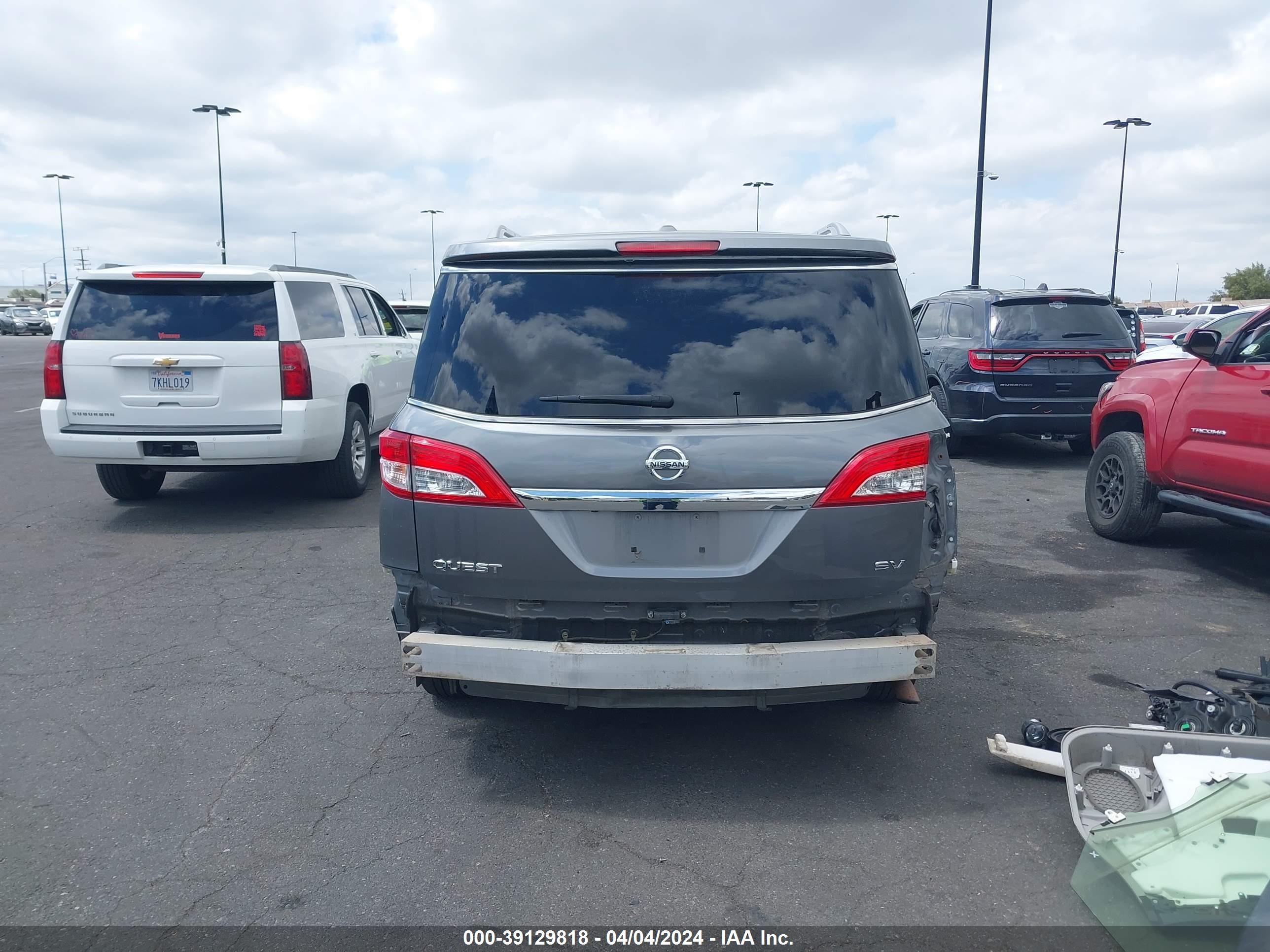 Photo 16 VIN: JN8AE2KP4H9170384 - NISSAN QUEST 