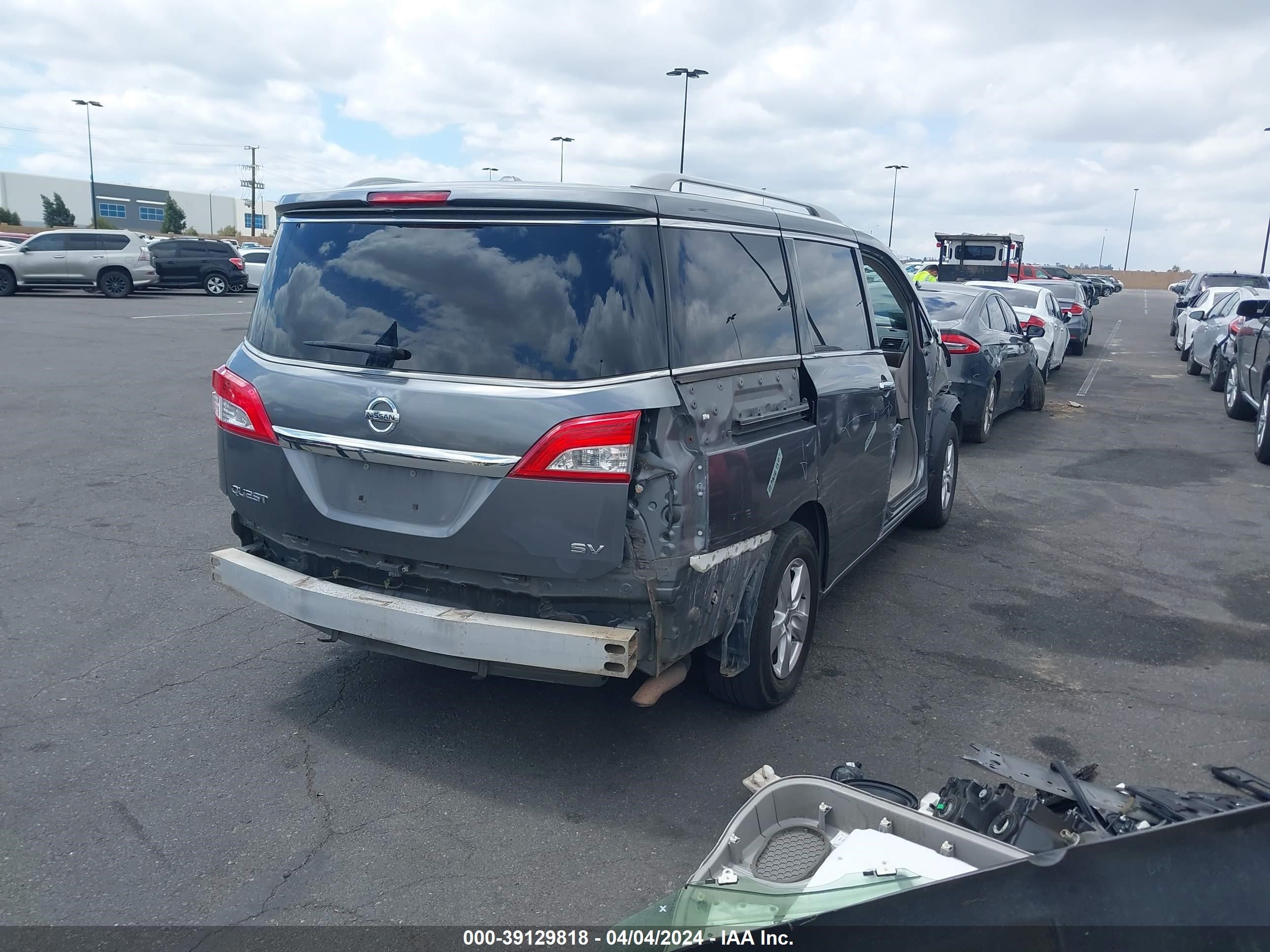 Photo 3 VIN: JN8AE2KP4H9170384 - NISSAN QUEST 