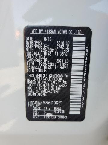 Photo 12 VIN: JN8AE2KP5E9100257 - NISSAN QUEST S 