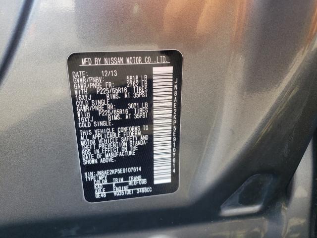 Photo 9 VIN: JN8AE2KP5E9107614 - NISSAN QUEST S 