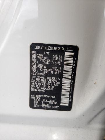 Photo 12 VIN: JN8AE2KP6C9047386 - NISSAN QUEST 