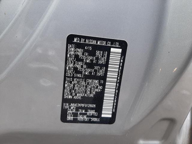 Photo 12 VIN: JN8AE2KP6F9128926 - NISSAN QUEST S 