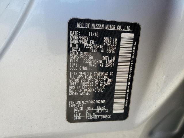 Photo 9 VIN: JN8AE2KP6G9152306 - NISSAN QUEST S 