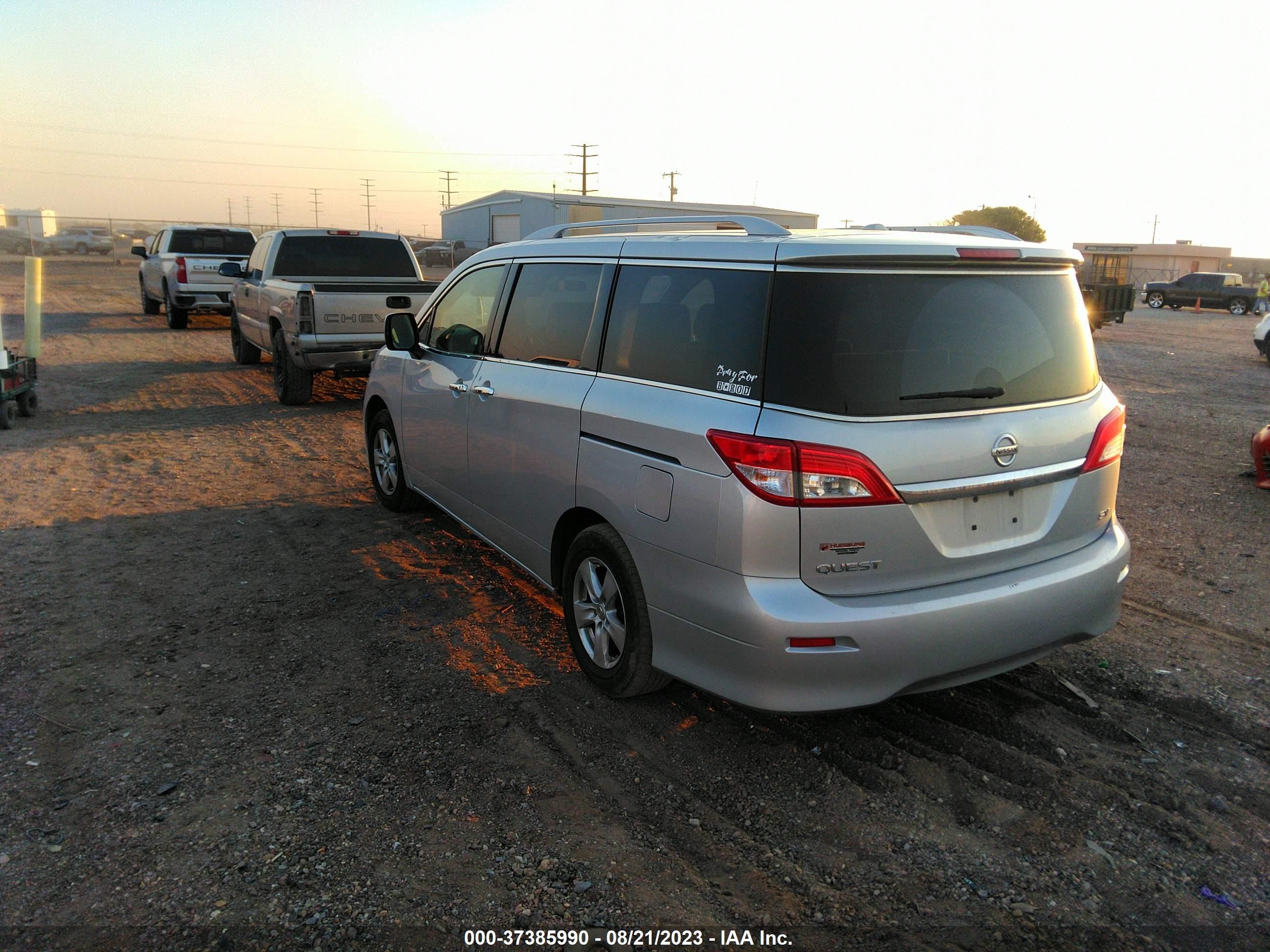 Photo 2 VIN: JN8AE2KP6H9165588 - NISSAN QUEST 