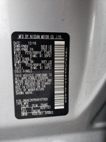 Photo 12 VIN: JN8AE2KP6H9167809 - NISSAN QUEST S 