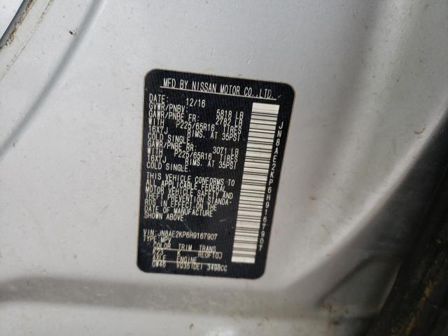 Photo 12 VIN: JN8AE2KP6H9167907 - NISSAN QUEST S 