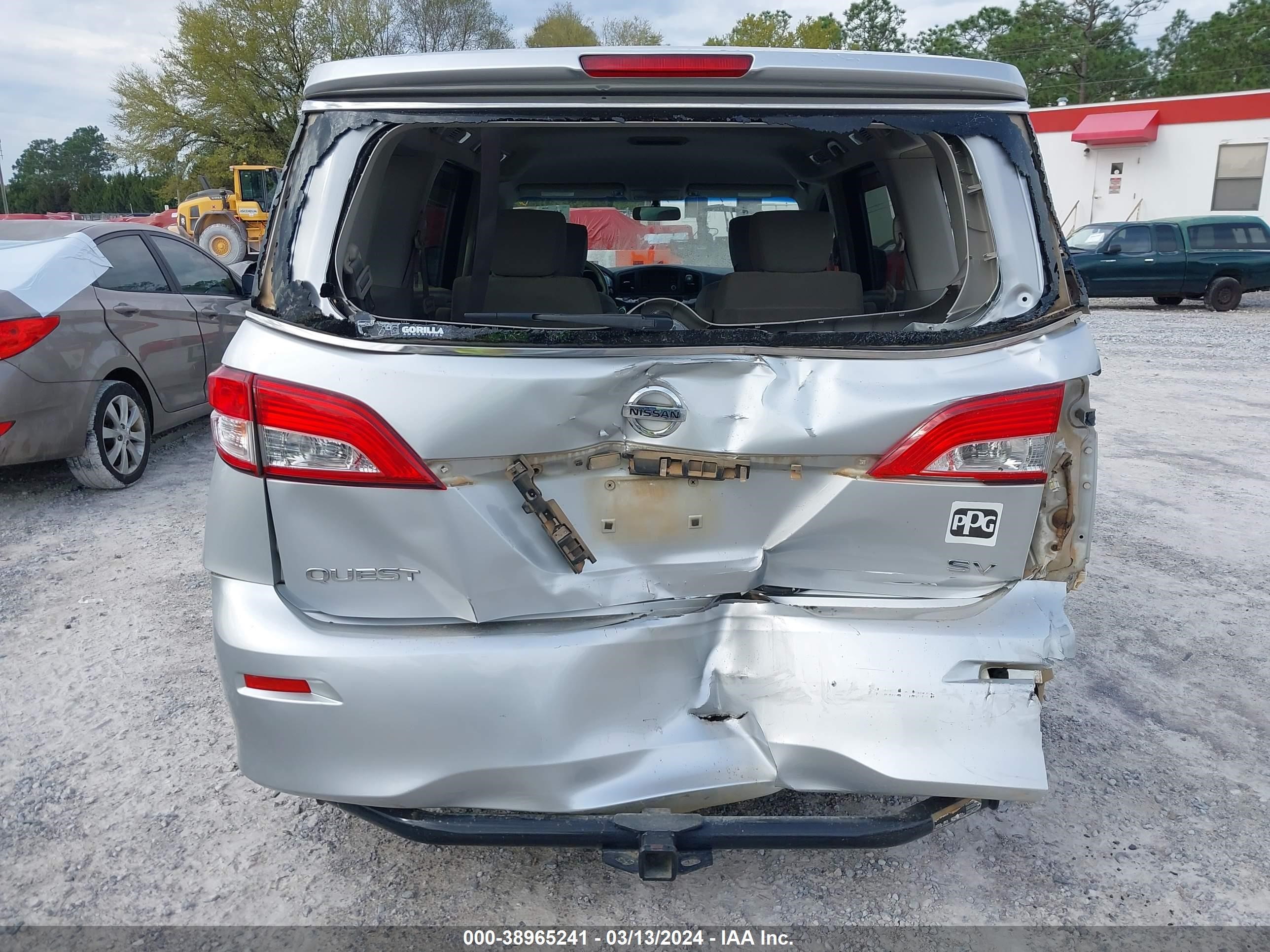 Photo 13 VIN: JN8AE2KP7B9004559 - NISSAN QUEST 