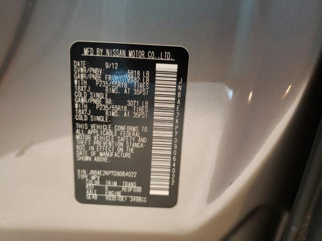 Photo 9 VIN: JN8AE2KP7D9064022 - NISSAN QUEST S 