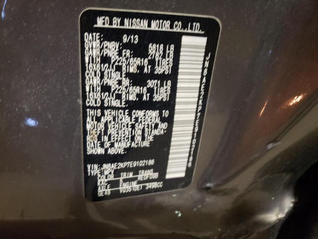 Photo 11 VIN: JN8AE2KP7E9102186 - NISSAN QUEST 