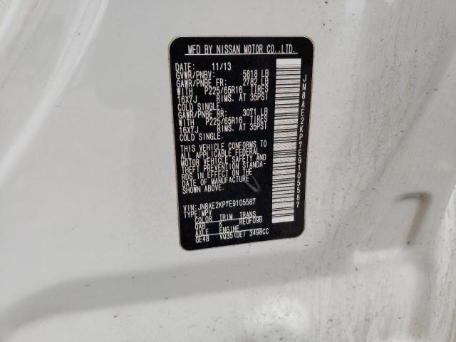 Photo 12 VIN: JN8AE2KP7E9105587 - NISSAN QUEST 