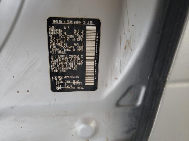 Photo 9 VIN: JN8AE2KP7F9127817 - NISSAN QUEST S 