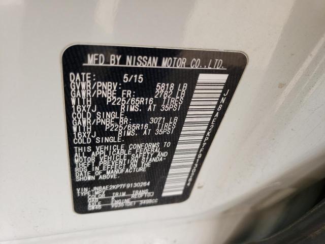 Photo 12 VIN: JN8AE2KP7F9130264 - NISSAN QUEST S 