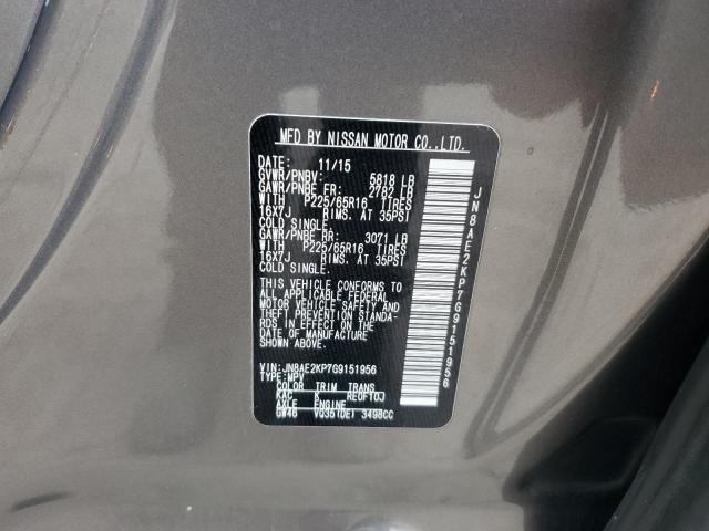 Photo 12 VIN: JN8AE2KP7G9151956 - NISSAN QUEST S 