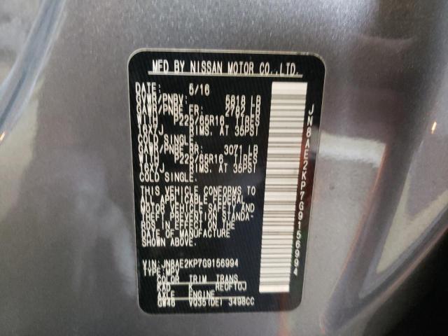 Photo 13 VIN: JN8AE2KP7G9156994 - NISSAN QUEST S 