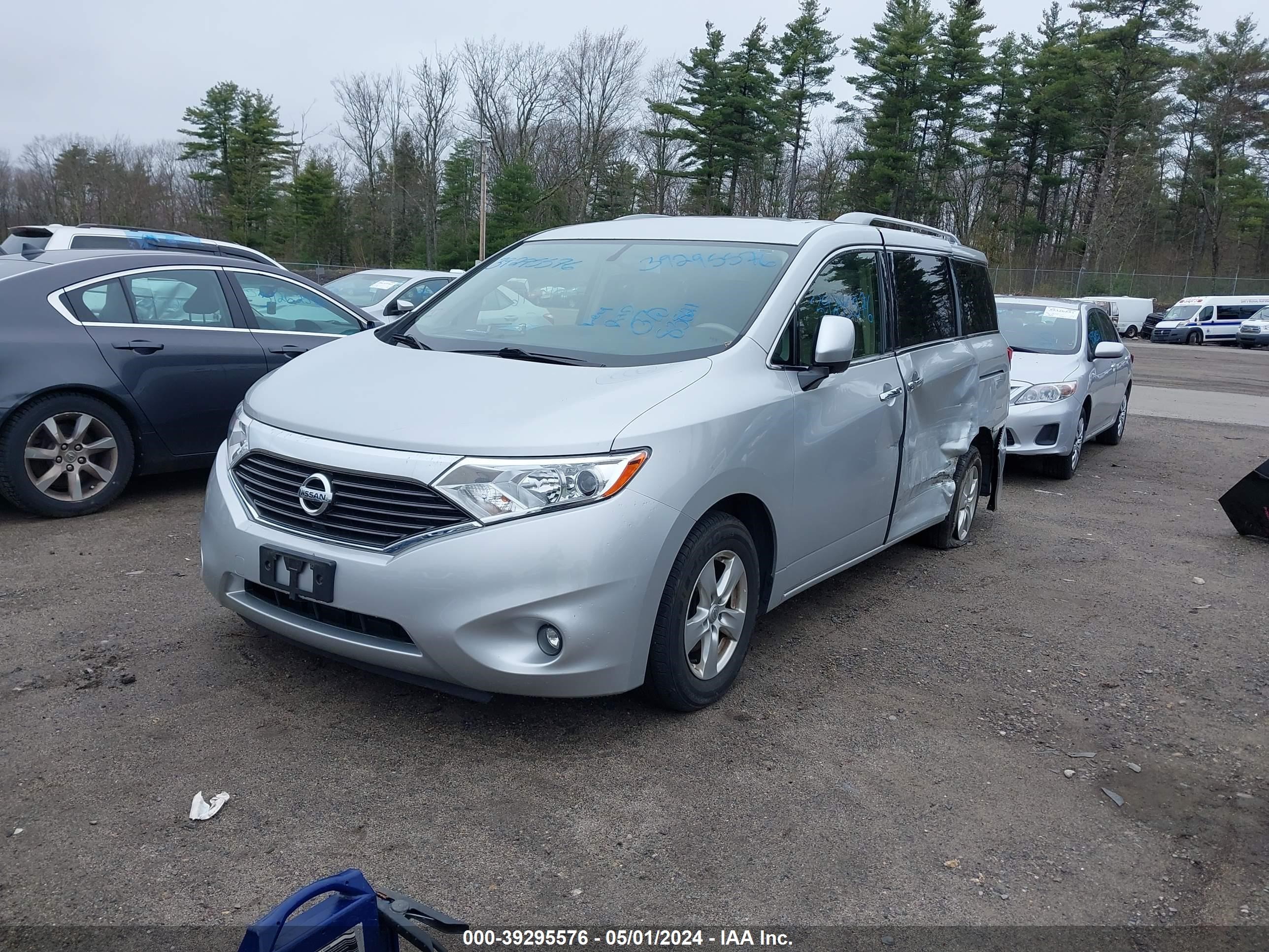 Photo 1 VIN: JN8AE2KP7H9165020 - NISSAN QUEST 