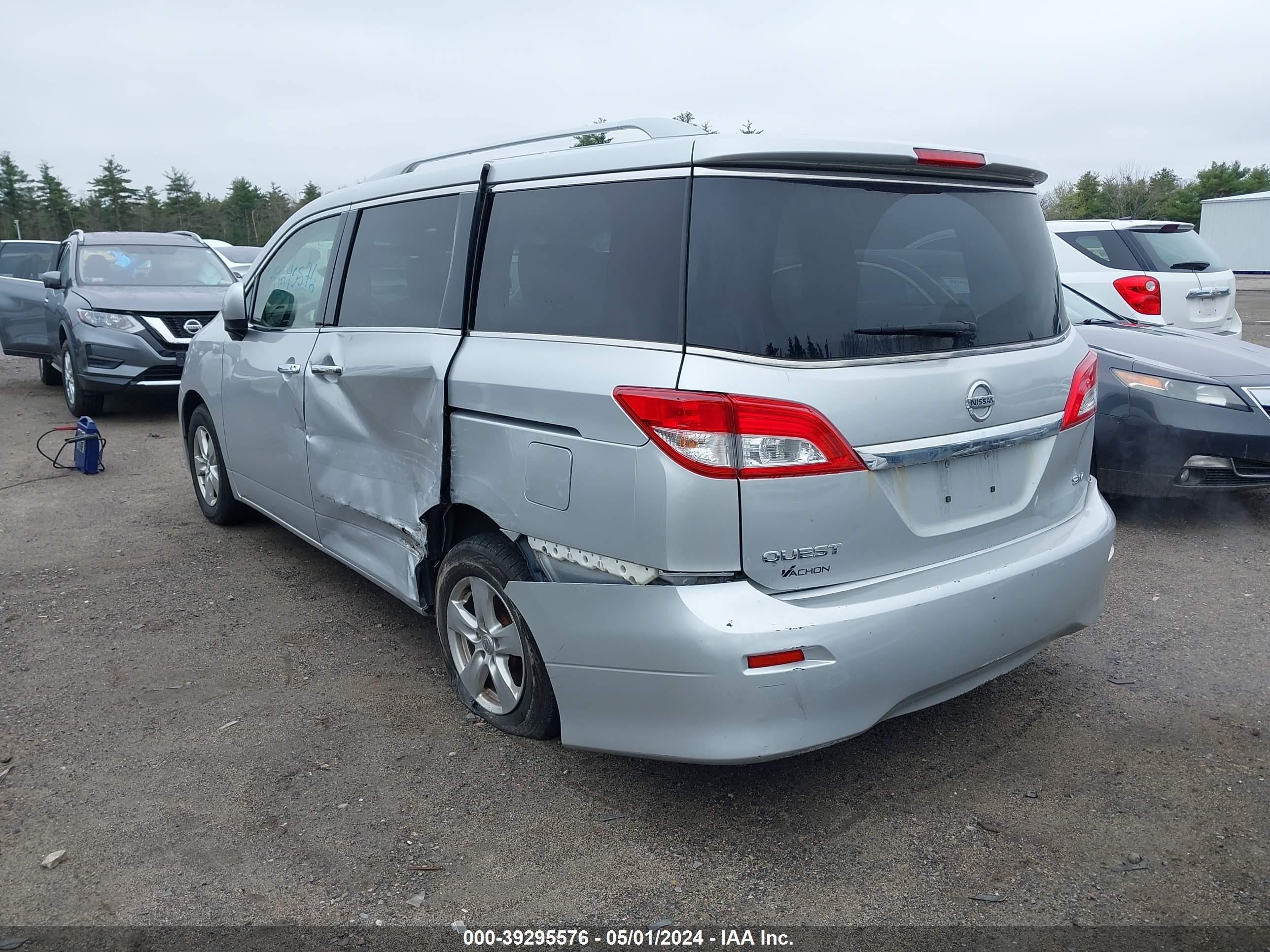 Photo 2 VIN: JN8AE2KP7H9165020 - NISSAN QUEST 