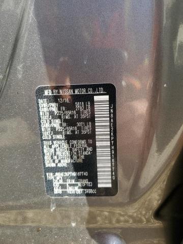 Photo 12 VIN: JN8AE2KP7H9167740 - NISSAN QUEST 