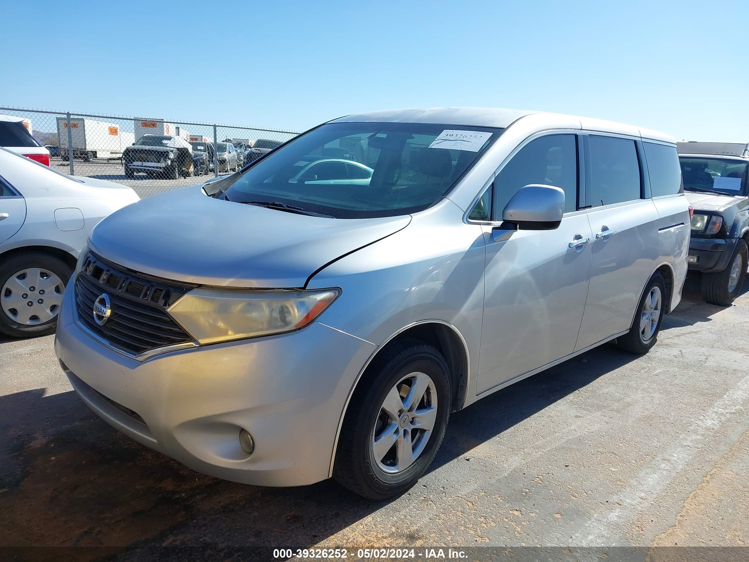 Photo 1 VIN: JN8AE2KP8B9002643 - NISSAN QUEST 