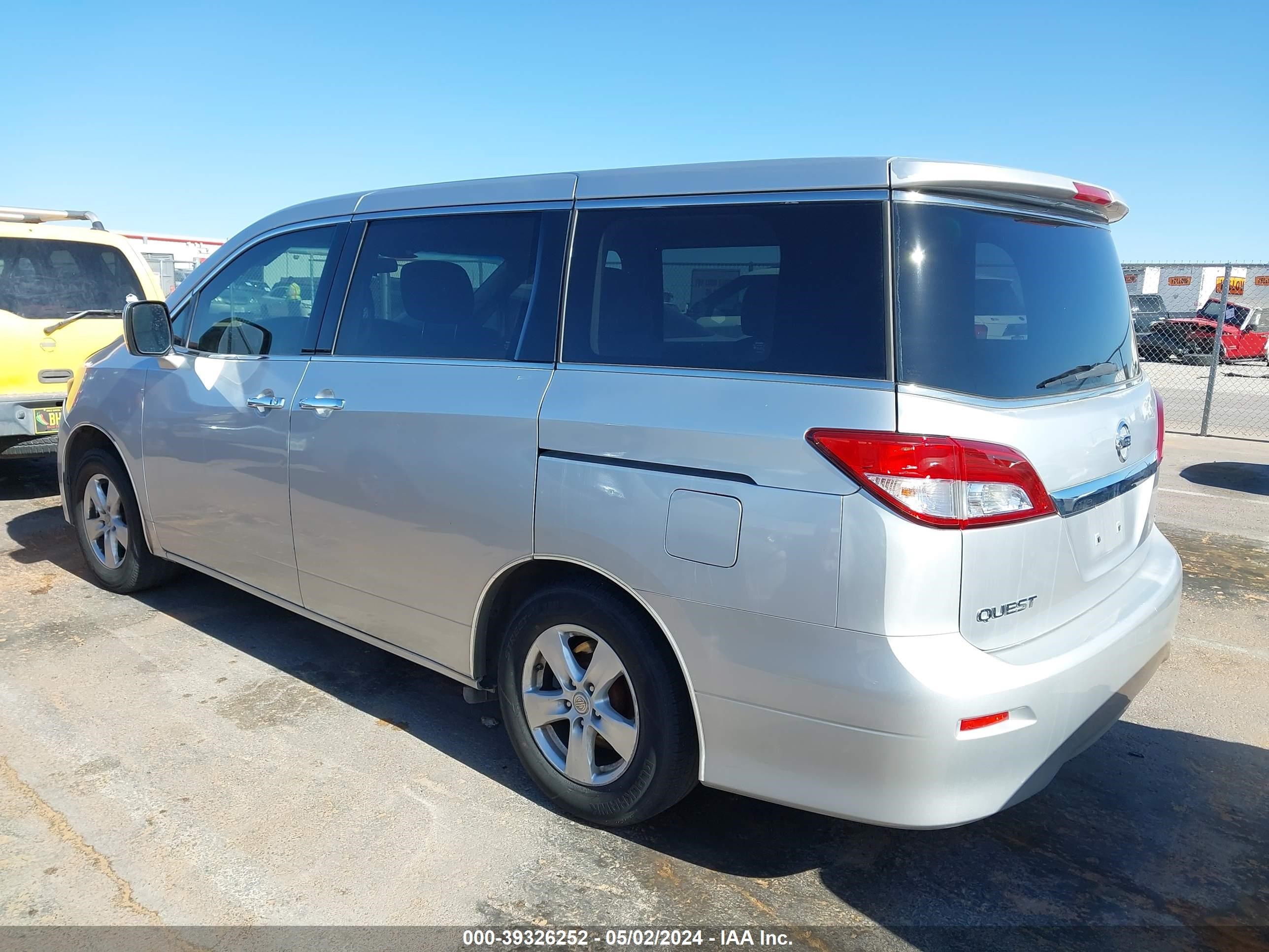 Photo 2 VIN: JN8AE2KP8B9002643 - NISSAN QUEST 