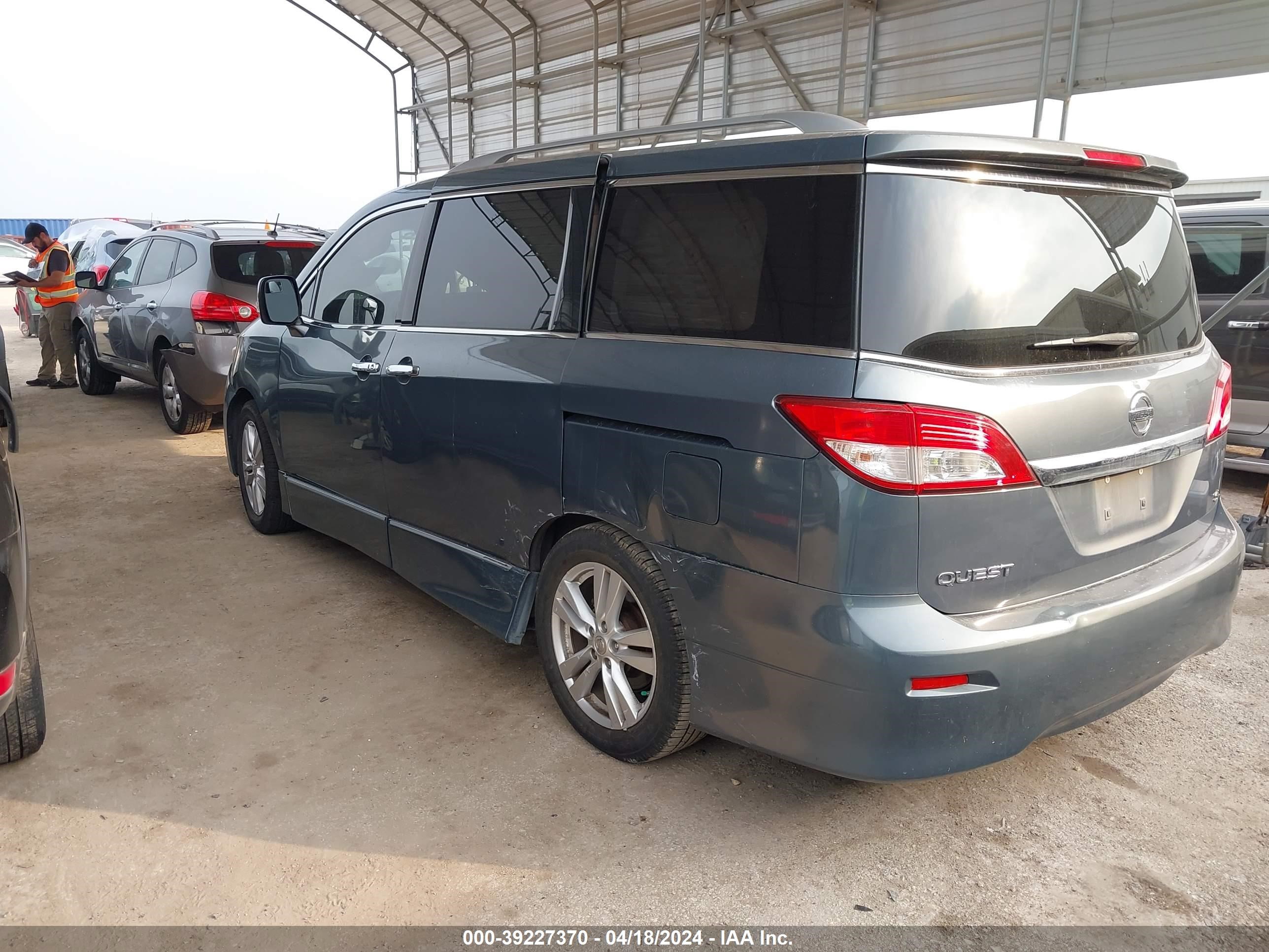 Photo 2 VIN: JN8AE2KP8B9009799 - NISSAN QUEST 