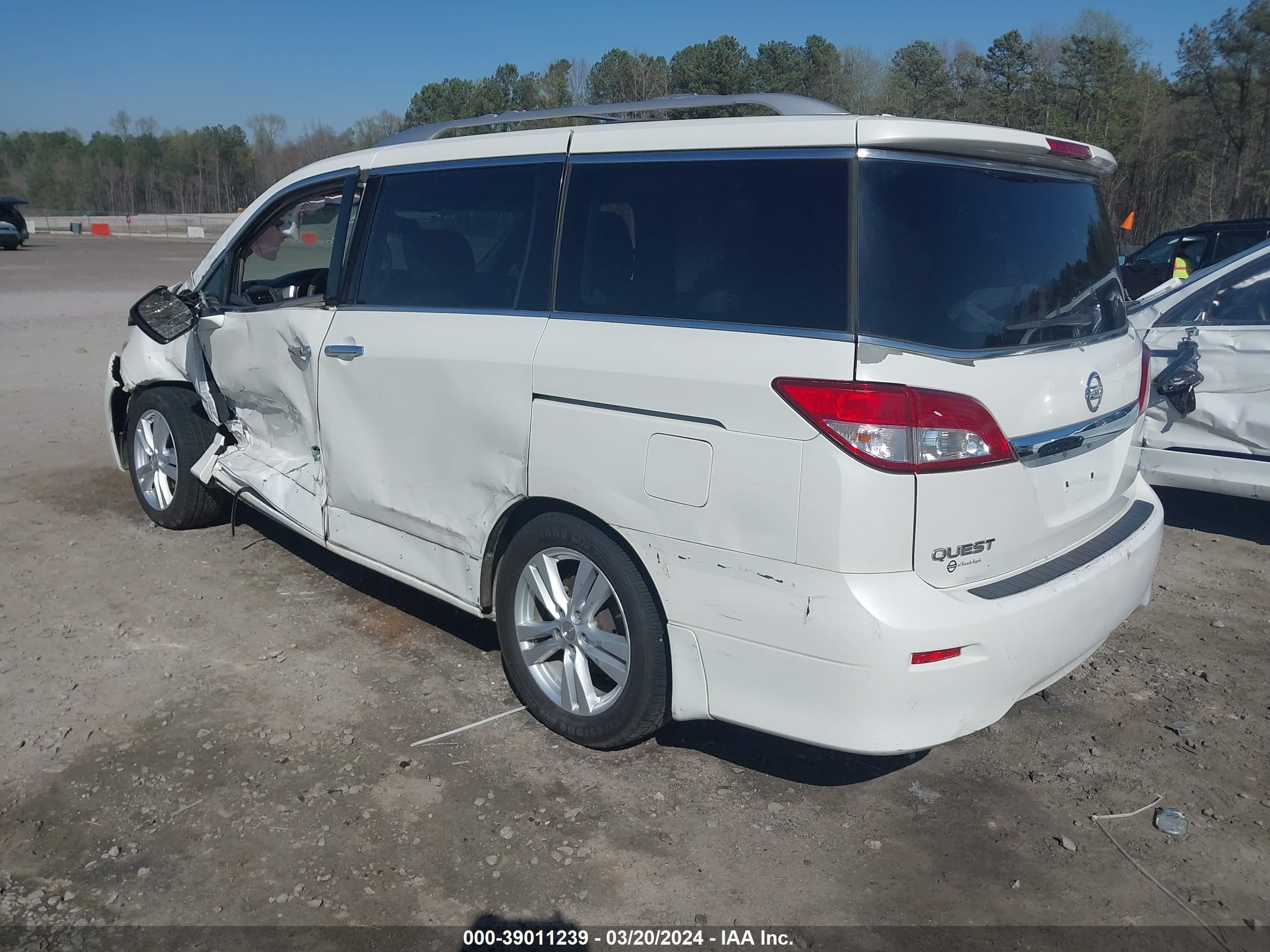 Photo 2 VIN: JN8AE2KP8B9012993 - NISSAN QUEST 