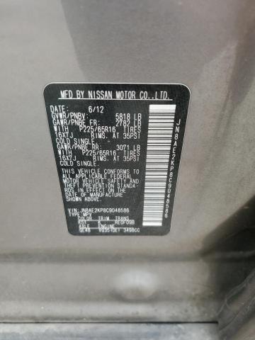 Photo 11 VIN: JN8AE2KP8C9048586 - NISSAN QUEST S 