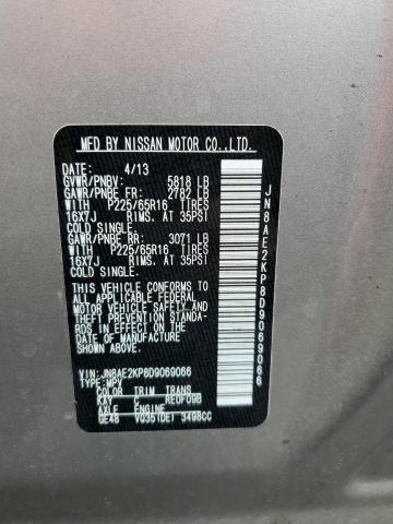 Photo 13 VIN: JN8AE2KP8D9069066 - NISSAN QUEST S 