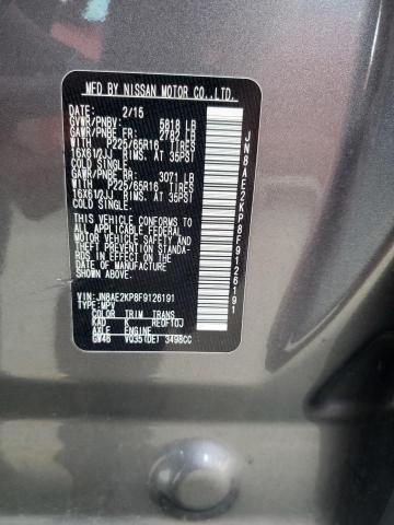 Photo 13 VIN: JN8AE2KP8F9126191 - NISSAN QUEST S 